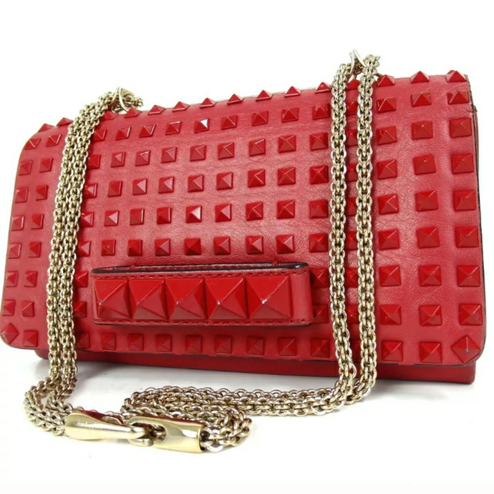 AUTHENTIC GARAVANI BSF975NA ROCK STUD SHOULDER BAG